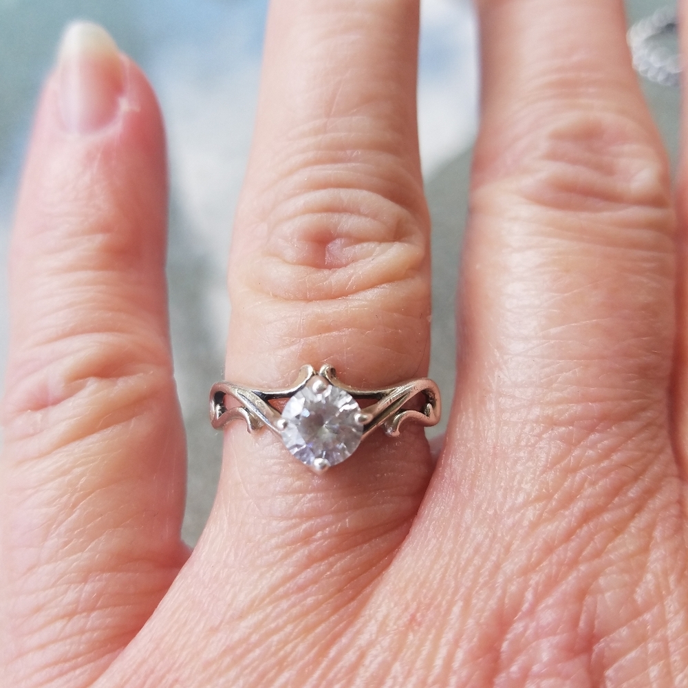Sterling Silver Kabana CZ Ring